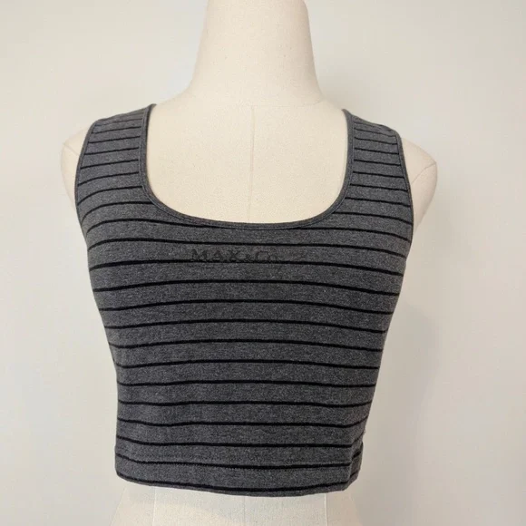 Free With Purchase Vintage Max & Co. Cropped Tank Top Striped - Picture 5 of 10